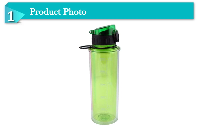 2014 NEW plastic water bottle with strap