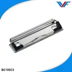 Plating metal 100mm nickel-plated clipboard clips for notebook