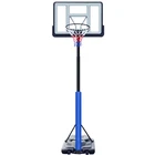 Outdoor adjustable height portable basketball hoop stand