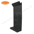 point of sale retail trade wall unit peg board shelving for used stores