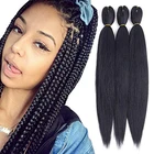 Top 10 yaki straight hair weave synthetic super x braid colors braid in bundle hair