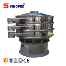 Industrial Double Deck Small Circle Vibrating Screen Rotating Wet Sieve Shaker