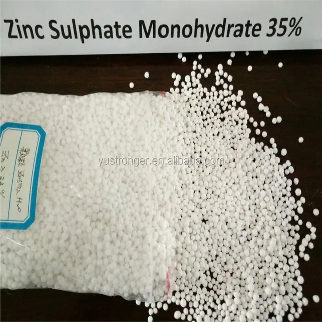 agriculture grade fertilizer granular zinc sulfate hepta