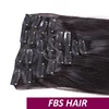 virgin malaysian hair cheap 100% human hair clip in hair extension