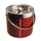 3L Top Grade Stainless Steel wine bucket cheap beer cooler holder double ice bucket