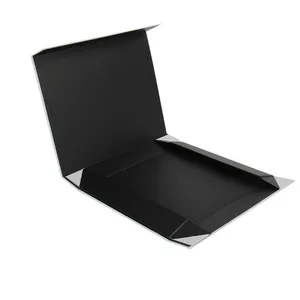 black paper gift boxes clothing magnetic folding dress packaging