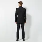 Professional Latest Designer Trendy Business Suits Striped 3 Pieces Coat Pant Men Suit
