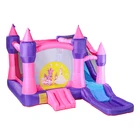 NEW TIME wholesale Nylon custom kids children's playground castle jump slide for happy