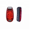LED Safety Light Waterproof Red Flashing Bike Rear Tail Light with Free Clip on Straps for Running, Walking