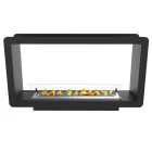 1500mm Two Sides Eco-flame Surrounded Frame Fireplace