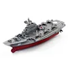 Innovative 3319 Toys Remote Control Boat Plane carrier Military Exquisite Speedboat Yacht RC Submarine with Built-in Battery