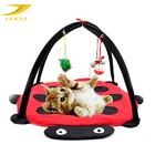 Red beetle fun bell pet toy cat play tent