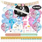 Nicro 2019 New Product Boy Or Girl Gender Reveal Baby Shower Birthday Party Decoration Supplies Set