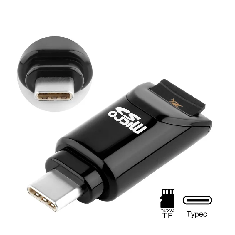 Rocketek mini type c tf card reader with usb 2.0 for typc c device