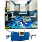 Glossy surface crystal glass ceramic 3d wall tile machine for interior decor