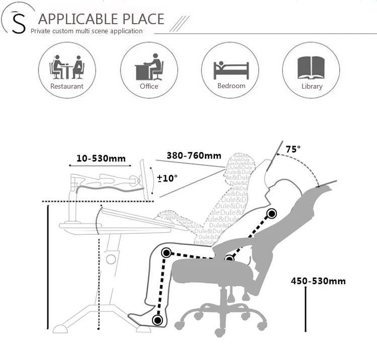 Office Chair Slide Mechanism For Sliding Seats Multifunction