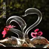 Hot selling family glass candlestick lighted angel outdoor christmas decorations handicraft making with low price