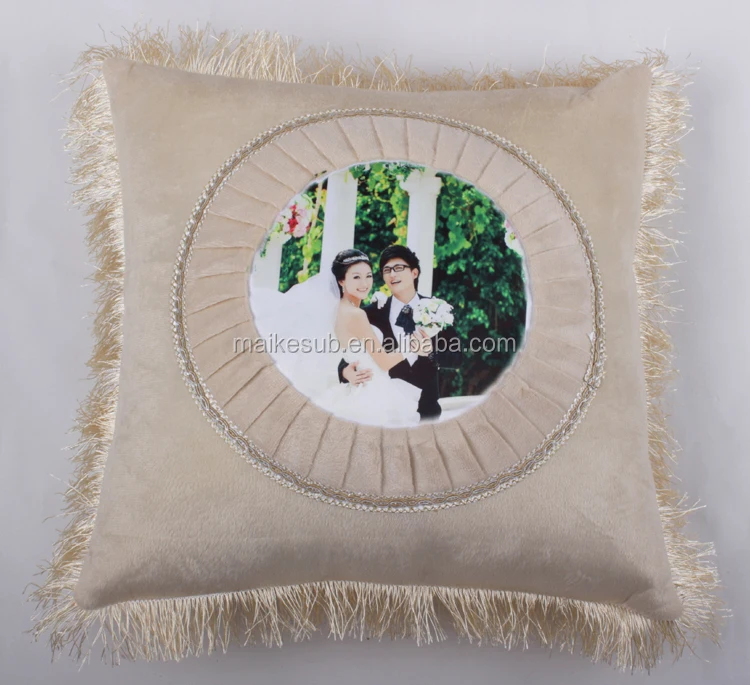 promotional gift cotton pillow case for sublimation printing