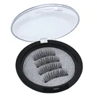 K32 Magnetic Eyelashes with 3 magnets Natural Thick Eye Lashes 3D Magnetic False Eyelashes