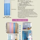 l Permanent Flame Retardant medical hospital bed cubicle curtain