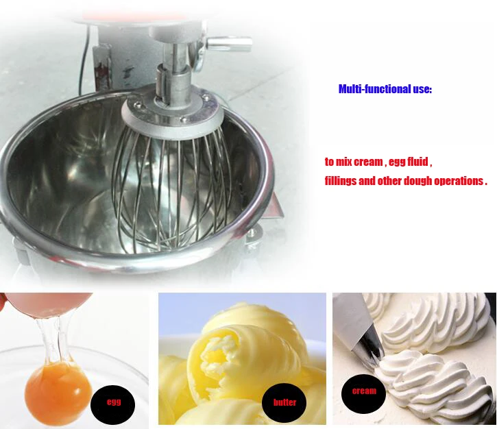 Flour Mixing Pizza Dough Industrial Bread Mixer Flour Dough Mixing Machine Baking 25kg 50kg 75kg 100kg Spiral Mixer factory