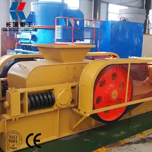 High efficient brick coal limestone 40 tph double roller crusher price for sale
