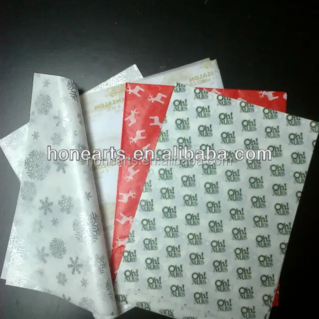 hot sale popular printed tissue wrapping paper/gift wrap tissue