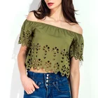 2019 latest design wholesale womens trendy cropped t shirt off the shoulder crop top for teenage girls