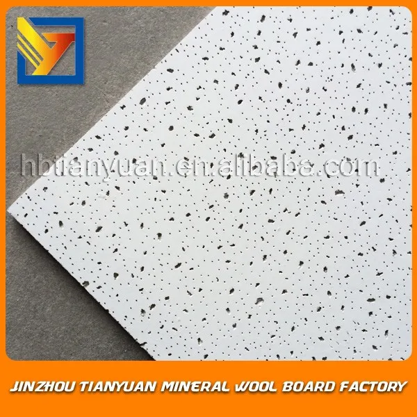 Recyclable Materials Mineral Fiber Board Flexible Ceiling Tiles