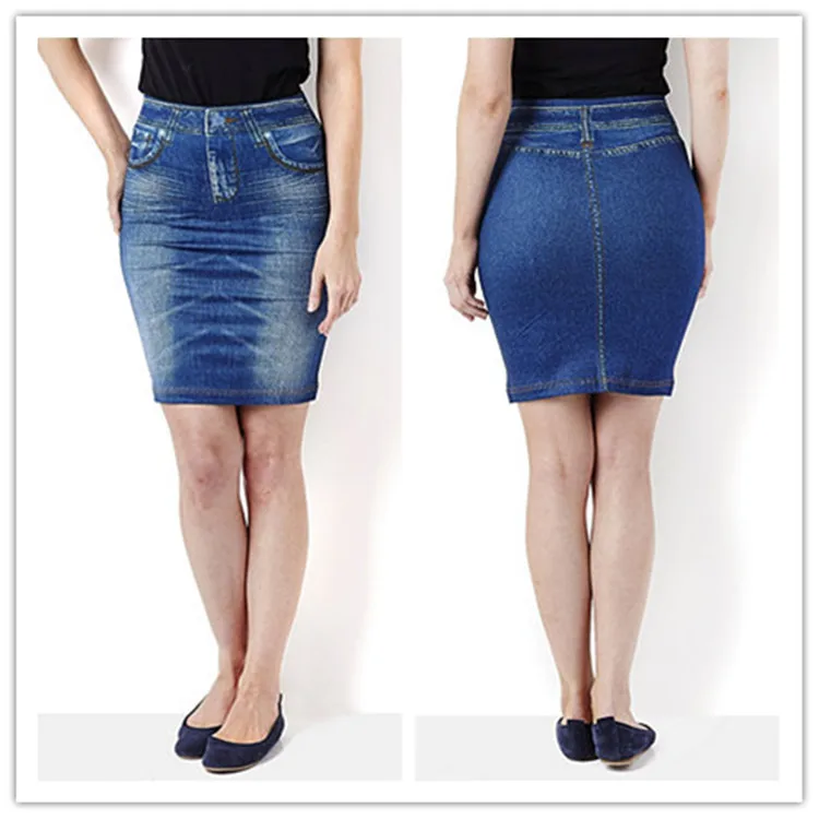 2016 Fashion Printed Jeans Skirt Girls Mini Skirt Denim Skirt Buy