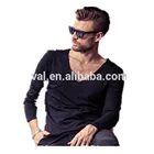 Black Plain Men's Classic Long Sleeve Burnout Tee Mens' White Blan Burnout Tee Mens' White Blank Scoop Neck Burnout T shirts
