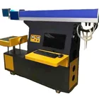 CO2 laser marking machine with Reci 80w 100w laser tubes for nonmetal materials leather wood