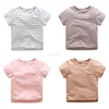 Best Selling Products Child Clothes Boys Children Stripe Custom T Shirt