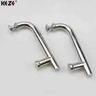 KEZE Factory Stainless Steel Glass Door Handle Hardware