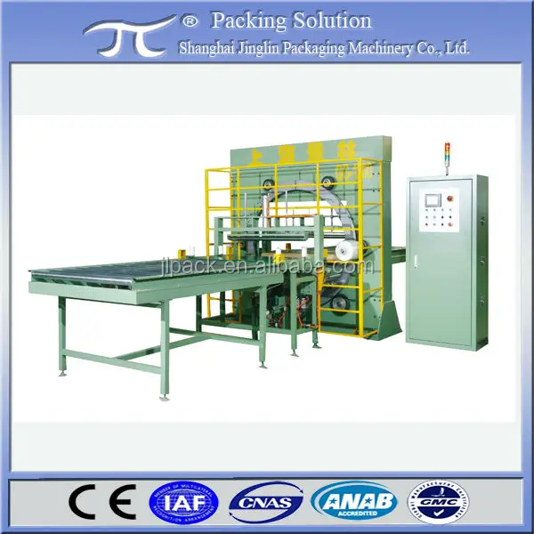 Door horizontal wrapper/horizontal spiral wrapping machine
