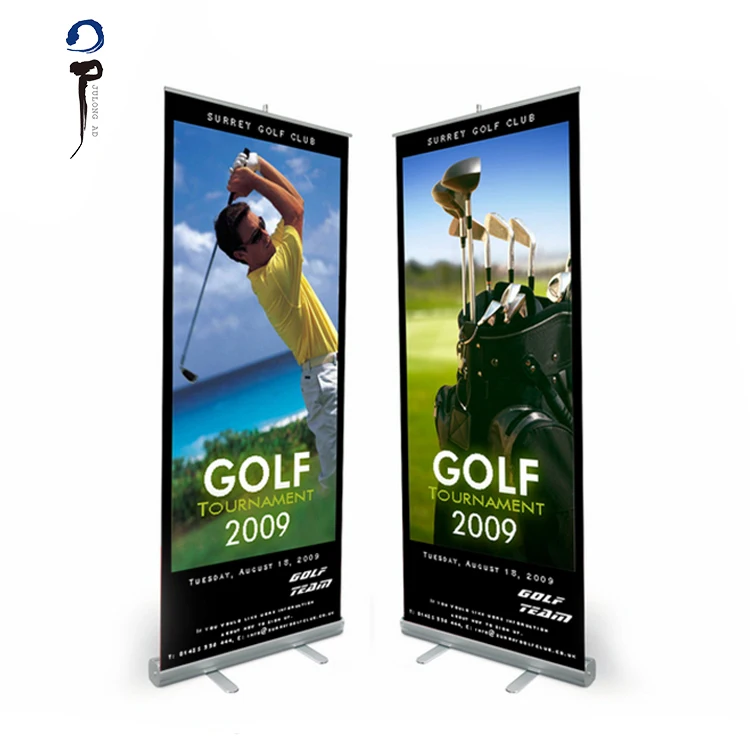 Custom Size Digital Printing Portable Pull Up Stand Retractable
