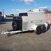 Custom Zinc 4 Wheel 4x4 Tandem Axle Utility Box Tradesman Trailer Manufacturer