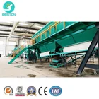 Municipal solid waste recycling of garbage sorting production line