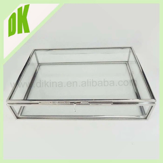 glass merchandising luxury championship ring display box