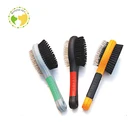 New Style Oval Slicker Double Sided Pet Grooming Dog Brush