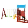 Amusement playground children kids toddlers engineering plastics outdoor playground swing and slide