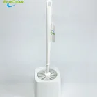 EcoClean Factory BSCI Plastic toilet brush with holder for bathroom toilet cleaning