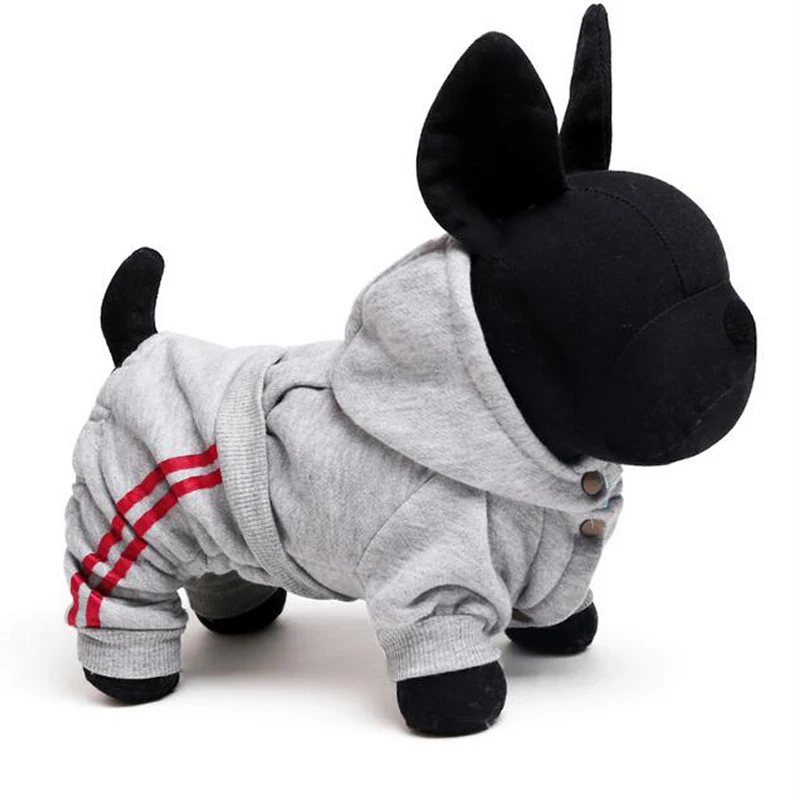 New Arrival Cotton Pet Dog Clothes 2 Colors USA Sport Dog Coats Hoodies With 5 Size For Chihuahua In Autumn and Winter