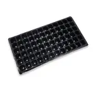 Nursery 104 Cells Plastic Round Nursery Seedling Trays Large Shallow Plant Seed Growing Trays