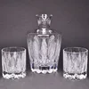 High Quality Japanese Glass Product Japanese Edo Kiriko Glass Saki Cups Decanter Set