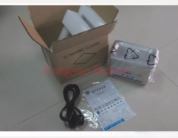 Stainless Steel 0.8L Ultrasonic Cleaner Home Mini Ultrasonic Cleaner Jewellery Glass Printer Head Cleaning Machine