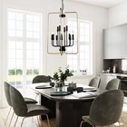 Traditional Square Traditional With Modern Square Simple Iron Pendant Lamp For Home Decoration