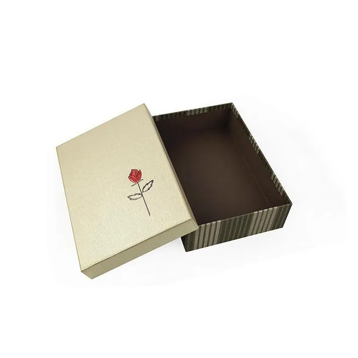 custom elegant design cardboard gift paper packaging box for