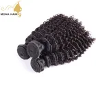 Great feedback in USA raw human hair extension factory sale kinky curly russian hair