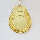 Zinc Alloy Medallions Blank Medallion Cheap Sandblast Gold Sports Blank Medallions
